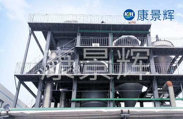 青島康景輝三效蒸發(fā)器有熱堿水、熱水、清水三種清洗功能